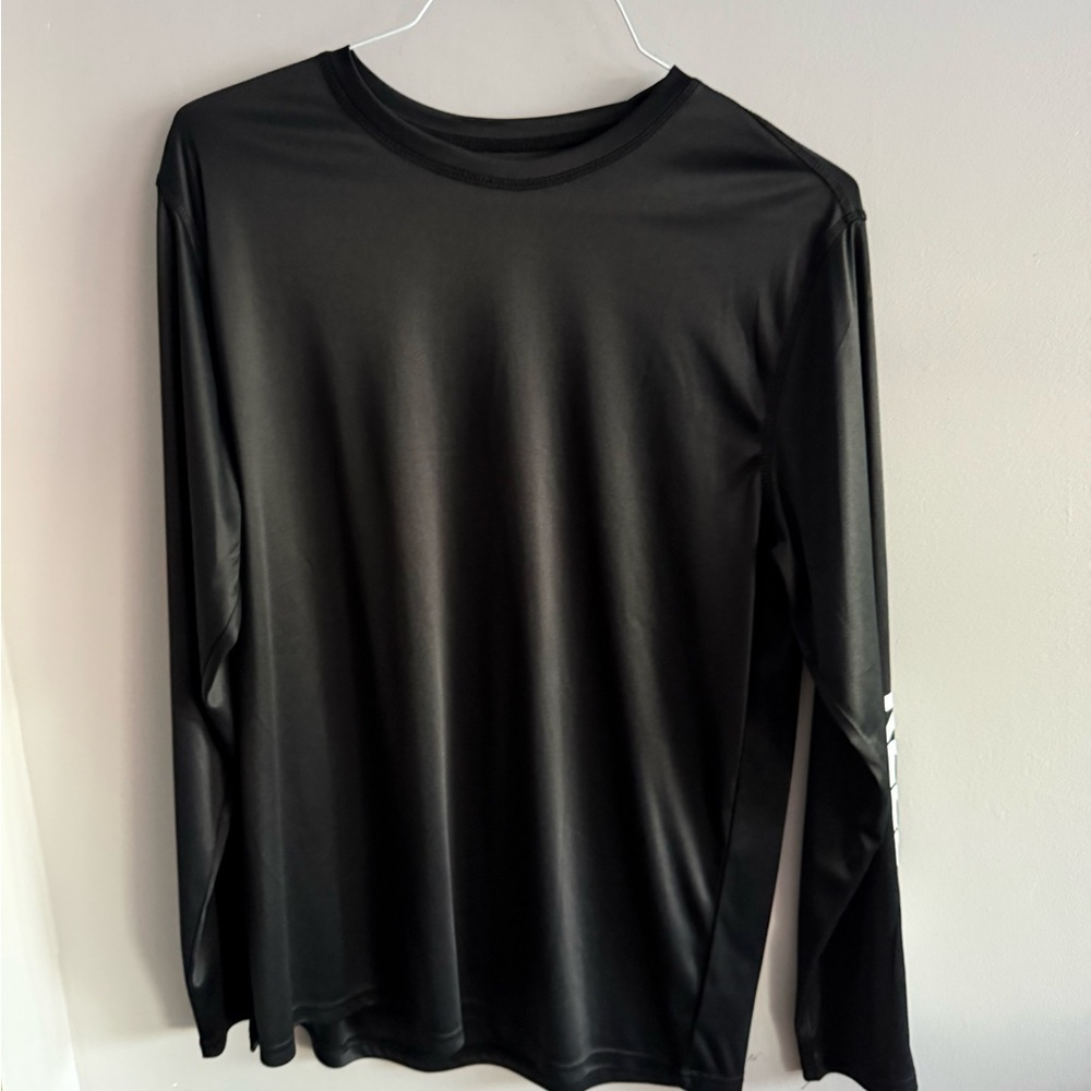 Reel Life Black Performance Long Sleeve Fishing Shirt – Size Large